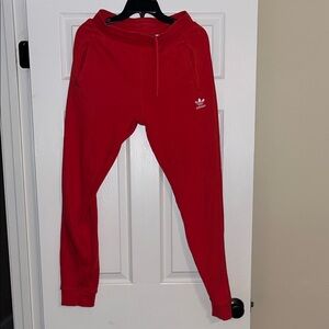 Adidas  Red Jogger Pants